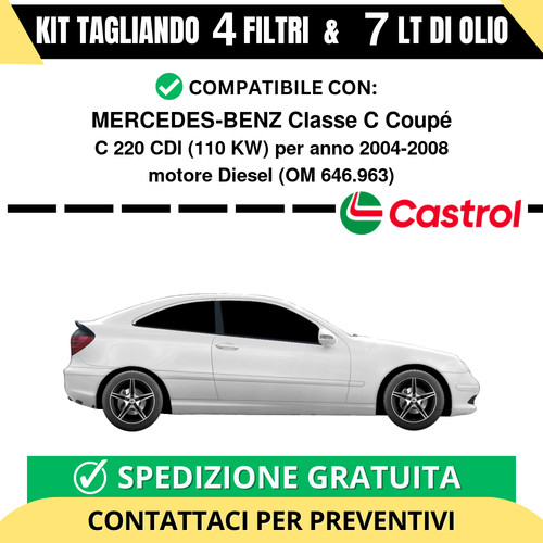 Tagliando per mercedes benz - per, mercedes-benz