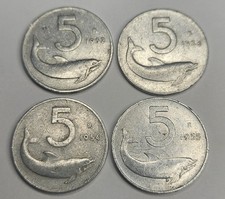 Monete Italia 5 Cinque Lire -