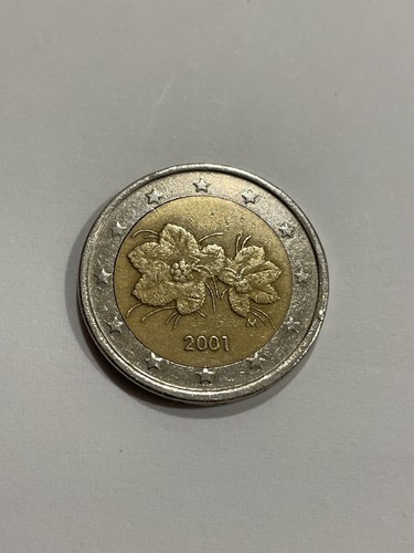 Moneta euro finlandia 2001 - -,