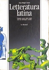 LETTERATURA LATINA MANUALE