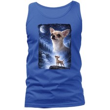 Chihuahua Howling at Moon