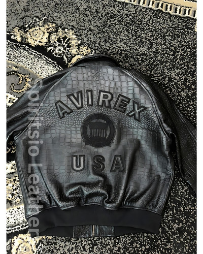 Giacca bomber avirex uomo nero - bomber,