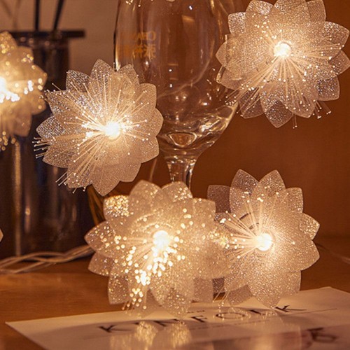 Stringa fiori led luci - fiori,