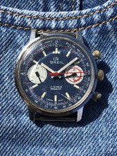 Breil Chronograph Movement valjoux 7733 Working For Parts Repair Vintage Watch