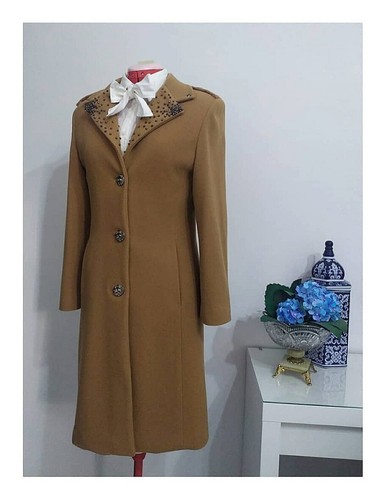 Cappotto donna cammello lana - cappotto,
