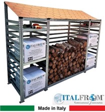 Legnaia Modulare in Acciaio