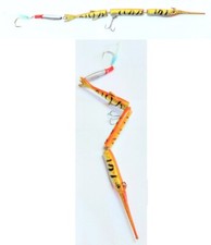 Aguglia Oro Piombata 33gr Artificiale Pesca Spinning Pesce Serra Mare Needle