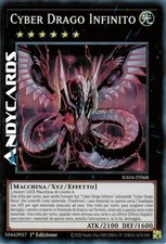 CYBER DRAGO INFINITO • Super R (Cyber Dragon Infinity) RA04 IT068 • 1Ed Yugioh!
