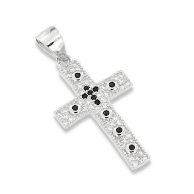 Ciondolo croce argento 925 - argento,