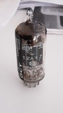 One tube Mullard ECC83  12AX7  long plate - etched code MC1  B5E