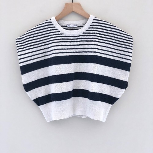 Top zara taglia righe in - taglia,