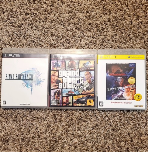 Lotto giochi ps3 - giapponesi, 3x