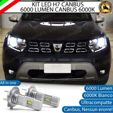 KIT FULL LED DACIA DUSTER MK2 PRE-RESTYLING LAMPADE LED H7 6000K ANABBAGLIANTI