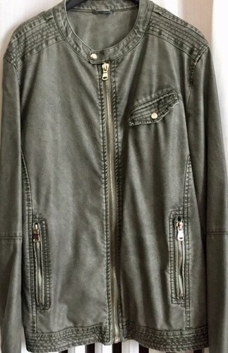Giacca uomo ecopelle - uomo, grigio
