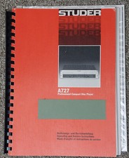 STUDER REVOX A 727 Manuale di servizio D