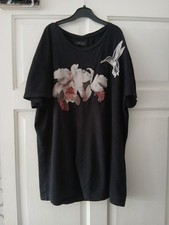 T-shirt uomo Zara. Nero