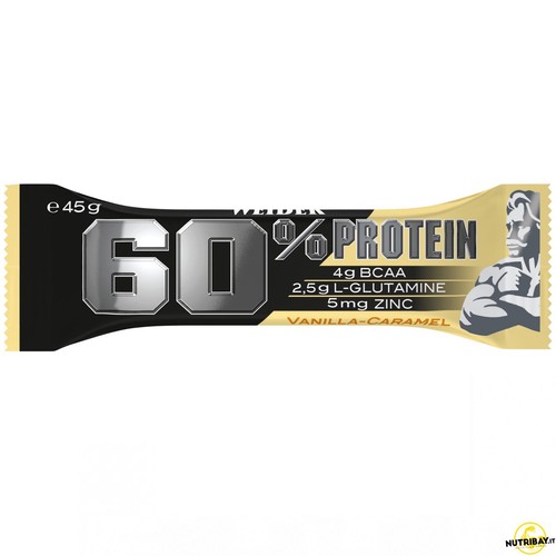 Weider protein bar 1 - 60%,