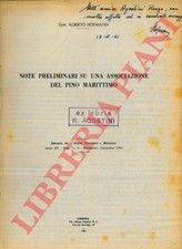 HOFMANN Alberto - Note preliminari su una associazione del Pino marittimo.