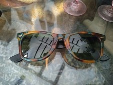 + RAY BAN  VINTAGE USED WAYFARER DELUXE SUNGLASSES B&L 5022 USA RARI MULTICOLOR