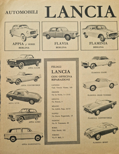 Lancia flavia appia - lancia, flaminia
