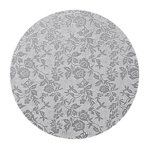 Cake board tondo argento - argento, base