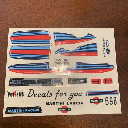 Decals lancia delta - delta, martini