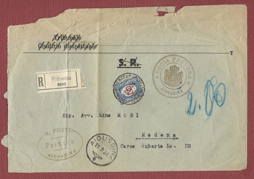 Busta storia postale regno - busta,