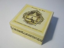 ANTICA SCATOLA DI CIPRIA " POUDRE DE RIZ " LES FONTAINES PARFUMEES GRASSE (VNP)