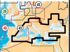Navionics Plus 43 XG Mediterraneo And Black Sea Con Sonar Chart PROMO SOTTOCOSTO