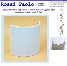 Paralume ventola mezzo tondo