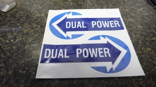 Decalcomanie ford dual power - ford,