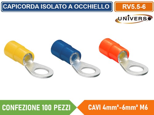 100pz capicorda terminale - capicorda,