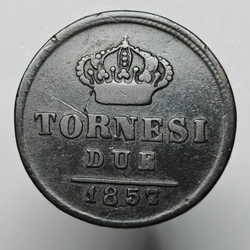 Tornesi 1857 ferdinando ii - 2,