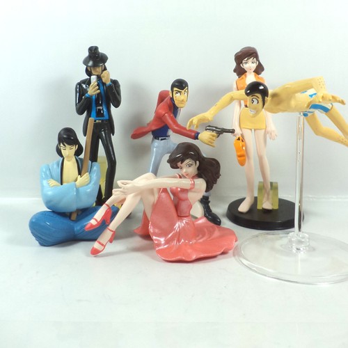 Lupin gashapon set bandai - set,