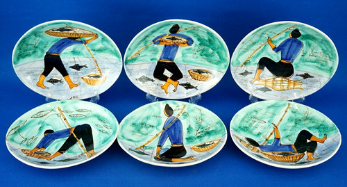 Lotto set gruppo piatti - set, 6