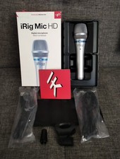IK MULTIMEDIA IRIG MIC HD MICROFONO DIGITALE USB IPOD IPHONE IPAD MAC PC grigio