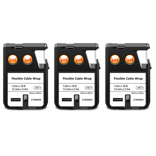 3pk 2in nero bianco - 3pk, su