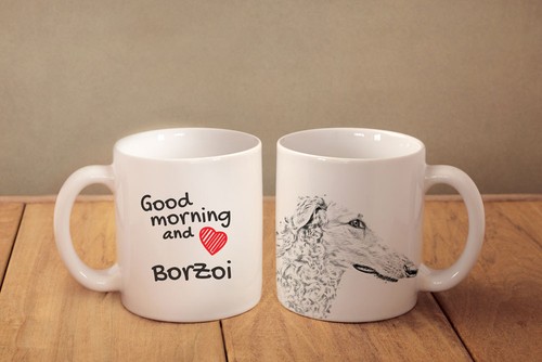 Barsoi levriero russo tazza - russo,