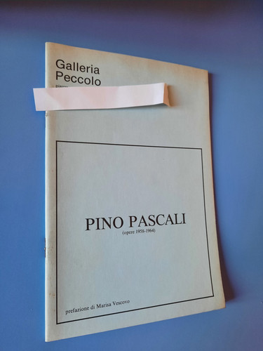 Pino pascali opere 1958 1964 - pino,