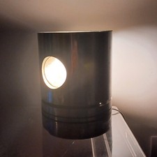 Lampada industriale da terra o da tavolo a forma di cilindro - ALFIN anni 70
