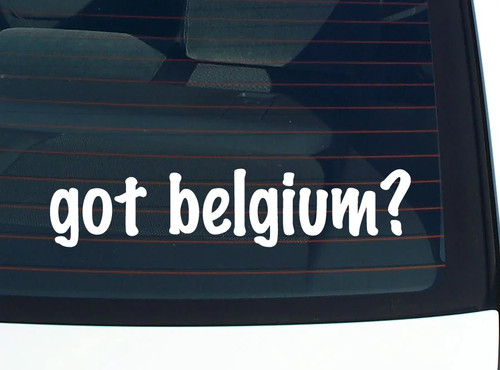 Got belgium decalcomania auto - decalcomania,