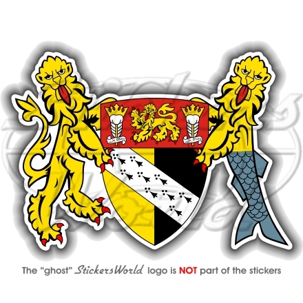 Adesivo norfolk stemma regno - adesivo,