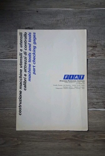 Brochure vintage fiat - brochure,