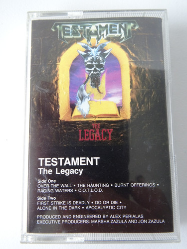 Testament the legacy cassette - testament,