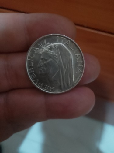 Moneta 500lire argento dante - moneta,