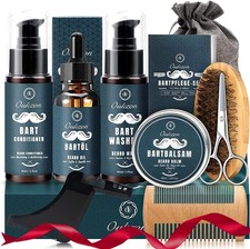 Kit Barba per Uomo, 10 in 1 Set Regalo Cura Barba Completo Professionale LUI