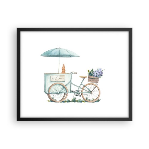 Poster 50x40cm pastello gelato - 50x40cm,