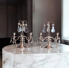 Coppia Piccoli Candelabri Antichi
