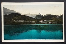 IVREA LAGO SIRIO CARTOLINA VIAGGIATA 1921 F.P.