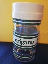 NUTELLA FERRERO ORIGANO VASETTO BARATTOLO VETRO TAPPO BEIGE CONTENITORE SPEZIE